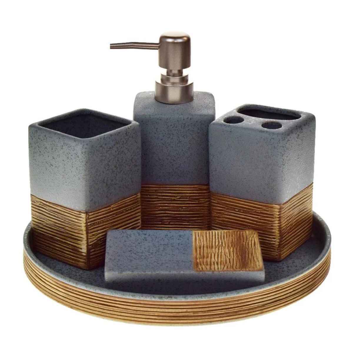 Krd Home 3367*Krd  Gloria 5 Li Banyo Takımı