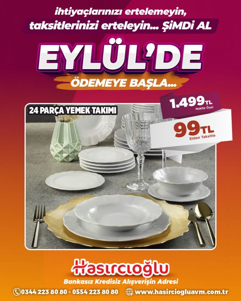 24 PARÇA YEMEK TAKIMI