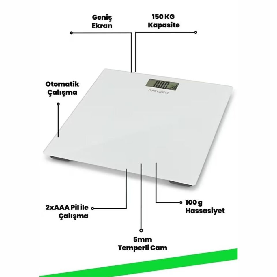 Goldmaster Bodycare GM-8150 Elektronik Baskül