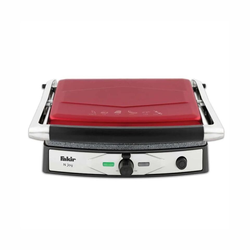 Fakir N Joy 2000W 6 Dilim Kapasiteli Tost Makinesi Rouge
