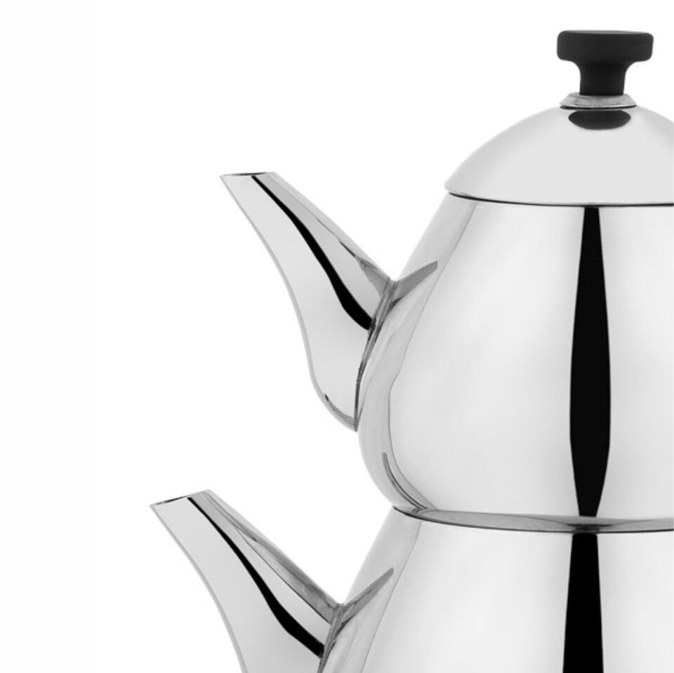 Schafer Tea Chef Orta Boy Çaydanlık Takımı 4 Parça-Siyah