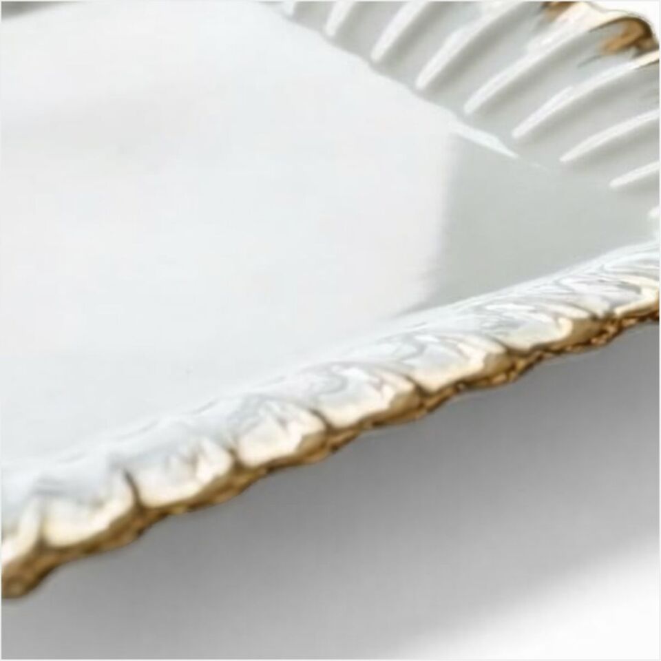 REKABET GBS 004 LINE GOLD KARE SUNUM TABAK 27 CM