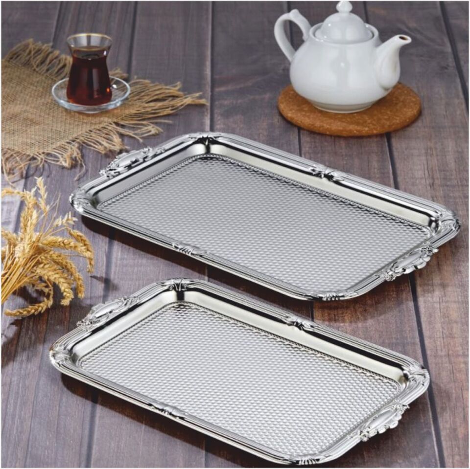 Cooker 5 Ckr3331 Dikdörtgen 2 Li Metal Tepsi Seti (15)