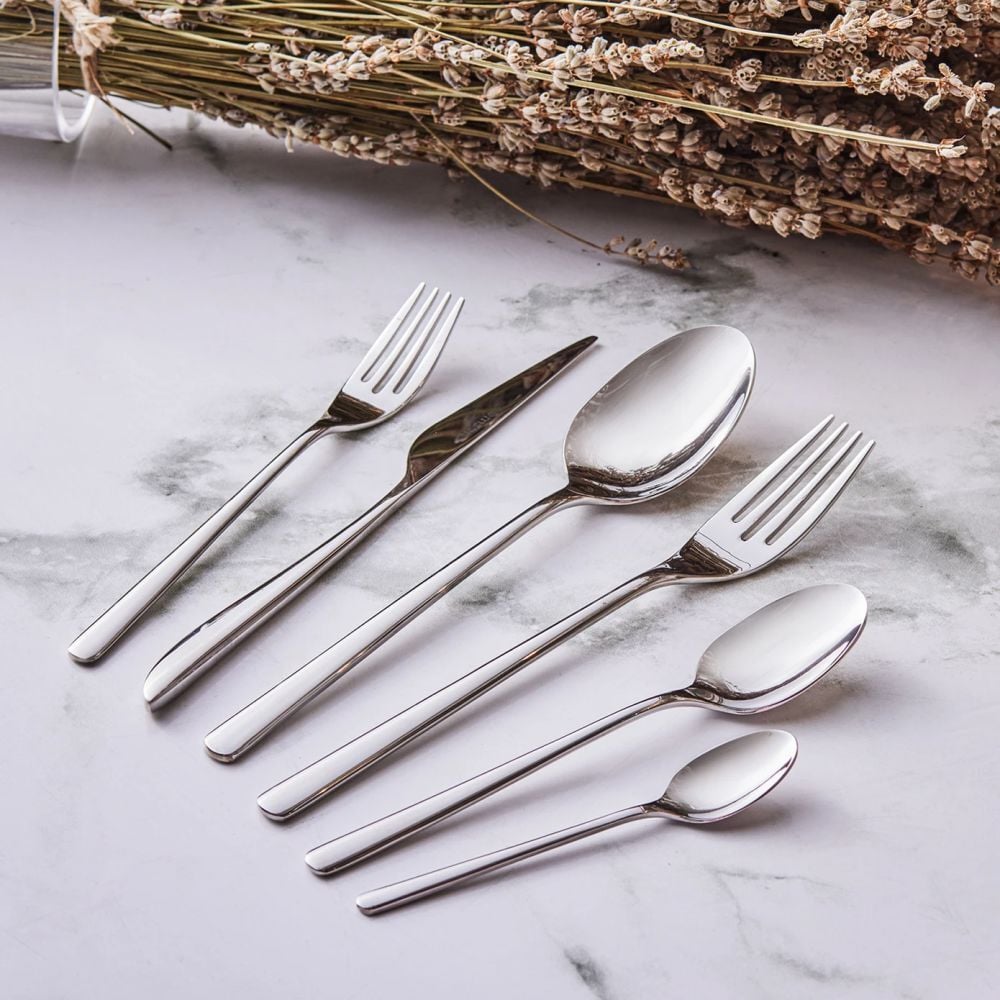 Emsan Elegance Bello 84 Parça 12 Kişilik Çatal Kaşık Bıçak Seti Lüks Kutulu