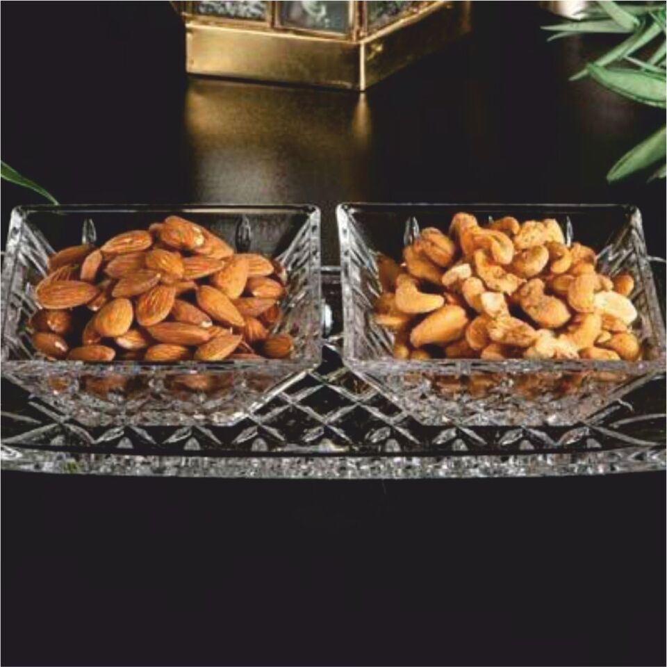 REKABET ESR 006 CHESTER 2'Lİ TABAKLI CAM KASE