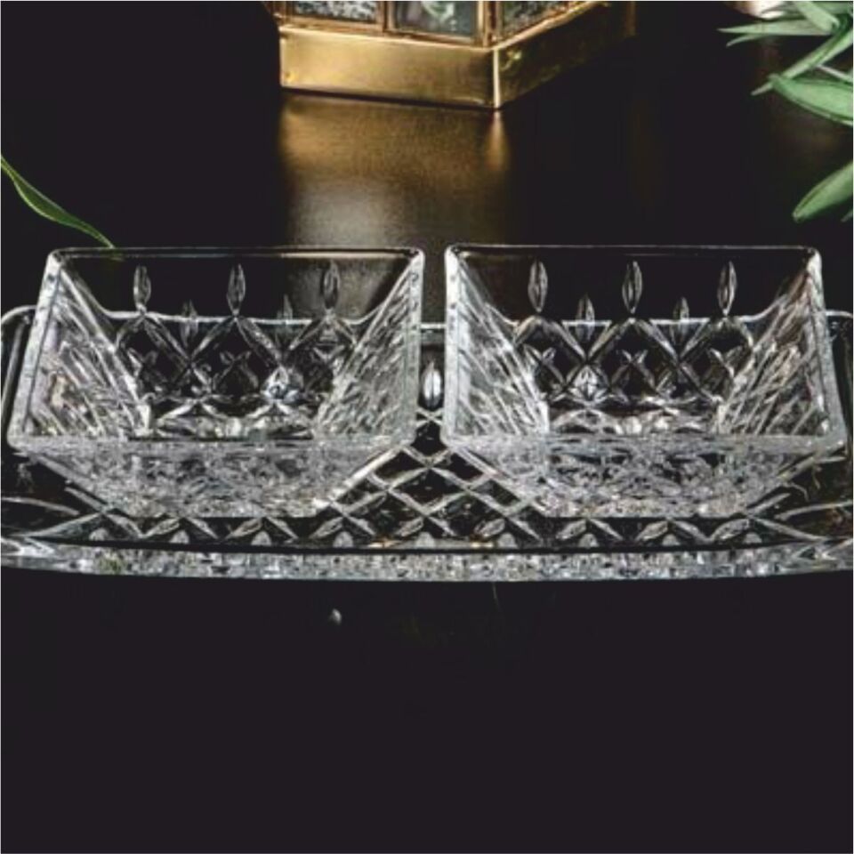 REKABET ESR 006 CHESTER 2'Lİ TABAKLI CAM KASE