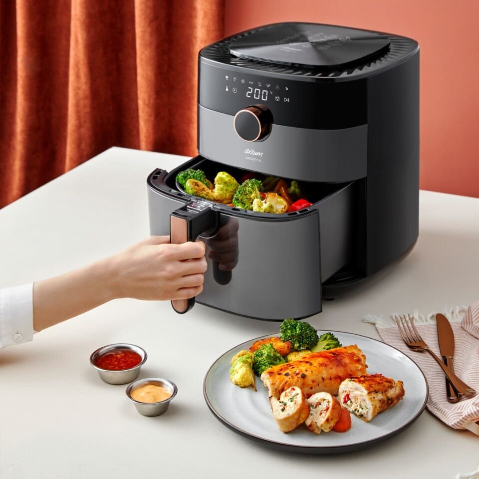 Arzum AR2074-B Airtasty XL Sıcak Hava Fritözü - Bakır