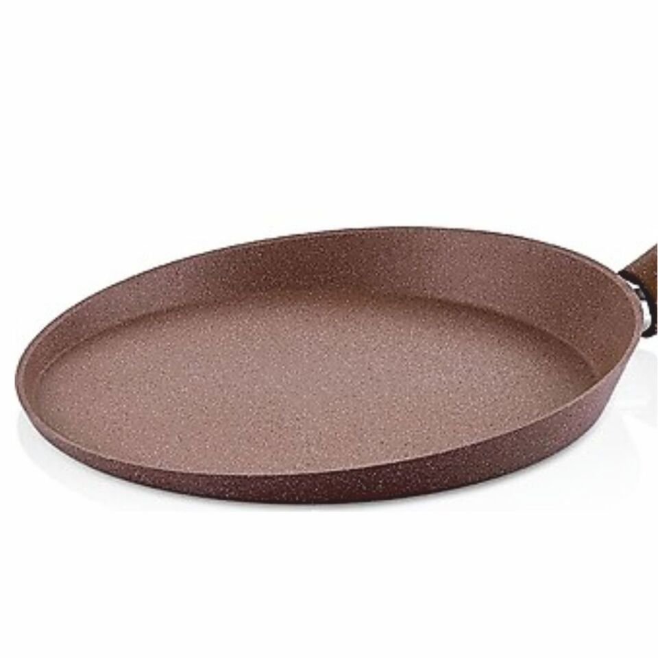 Safınox Saflon 24Cm Tek Kulp Granit Krep Tava