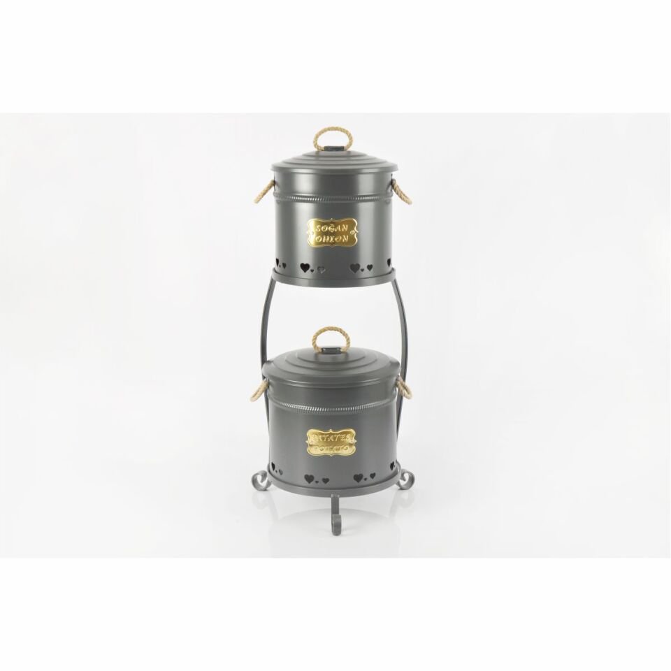 Yıldıray 1051 E Stantlı 2 Katlı Ekonomik Kova Antrasit