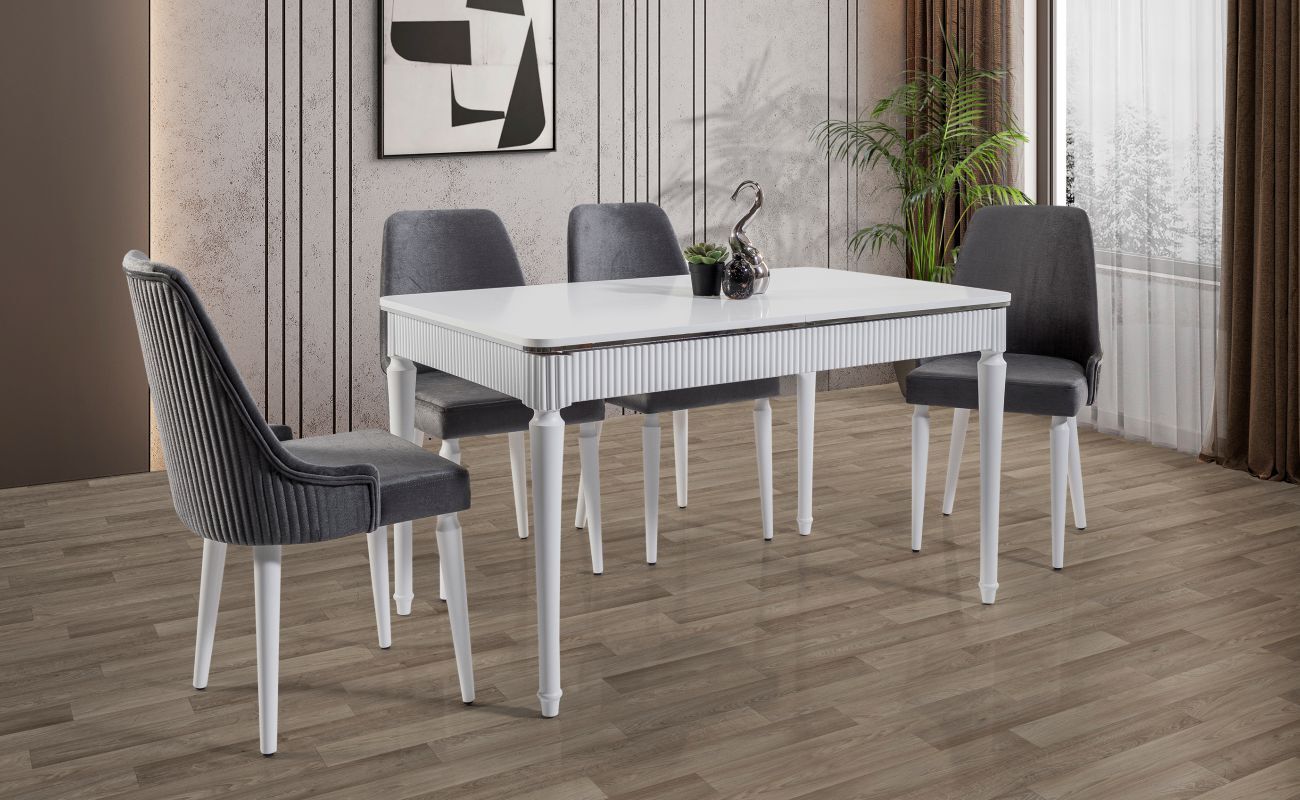 Pera Masa Takımı -Siyah