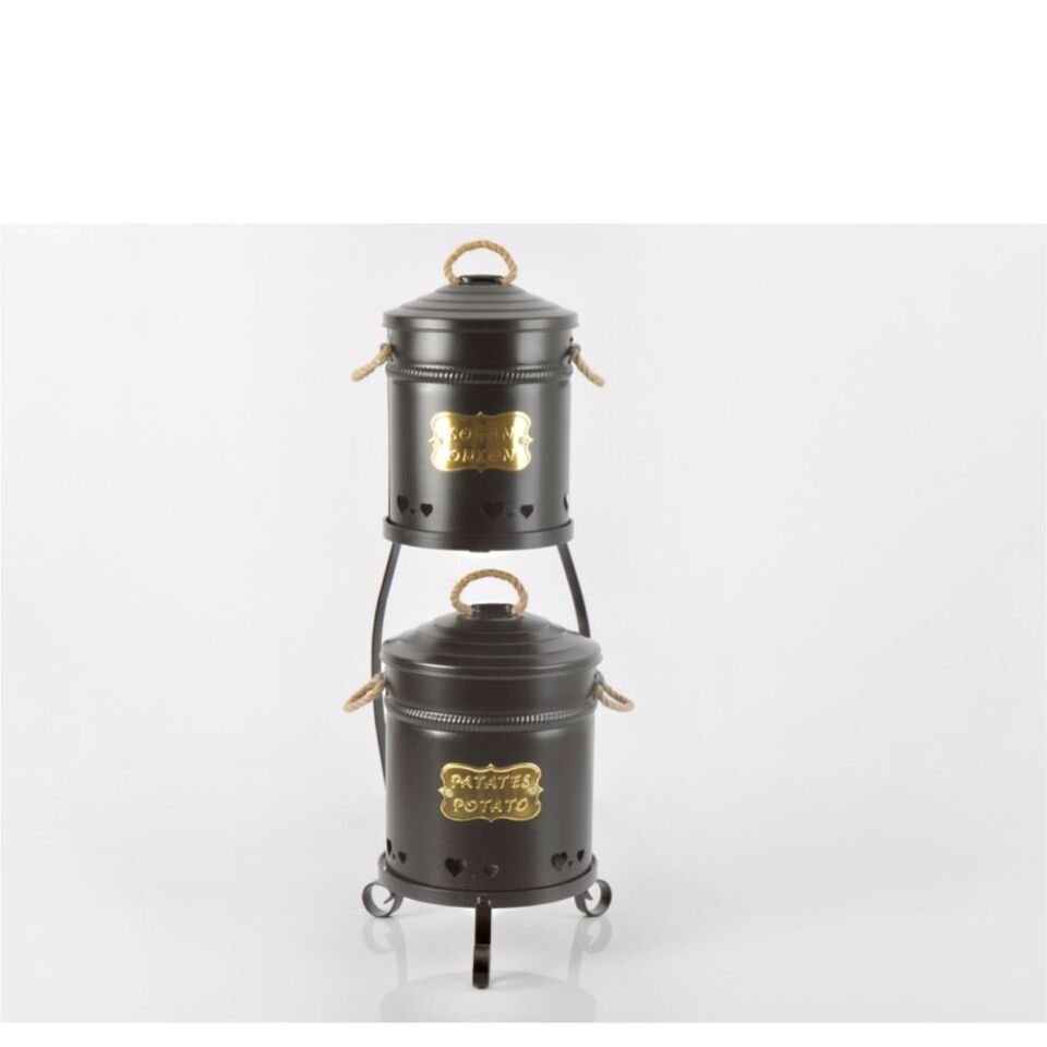 YILDIRAY 1051 E STANDLI 2 KATLI EKONOMİK KOVA SİYAH