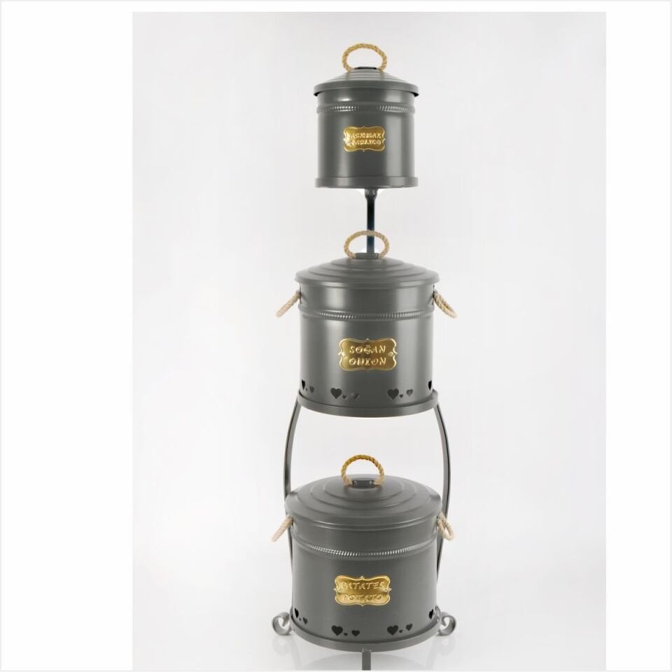 Yıldıray 1052 E 3 Katlı Pat. Soğ. Kovası Antrasit