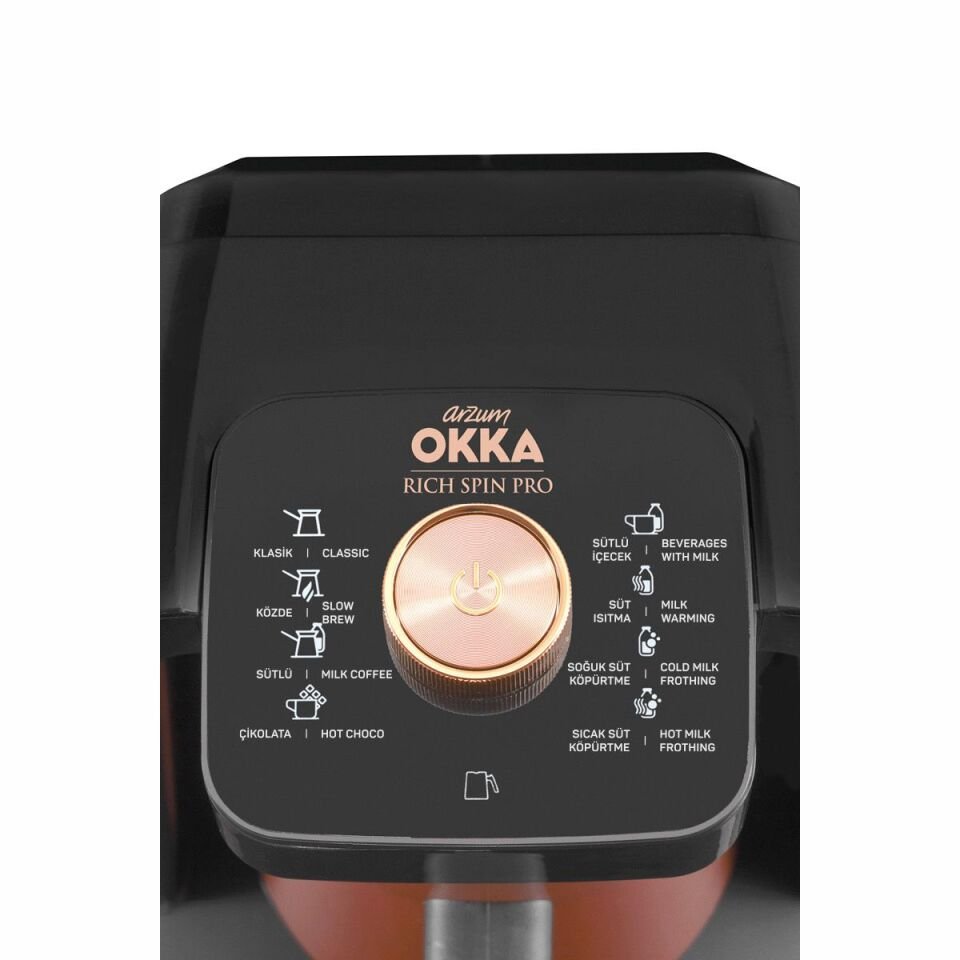 Arzum OK0020 - OKKA Rich Spin Pro Türk Kahvesi Makinesi - Bakır