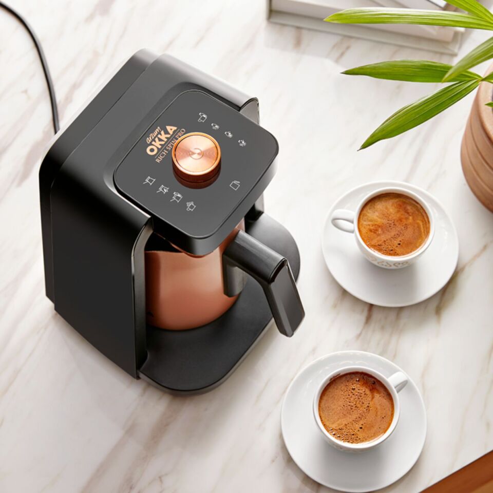 Arzum OK0020 - OKKA Rich Spin Pro Türk Kahvesi Makinesi - Bakır