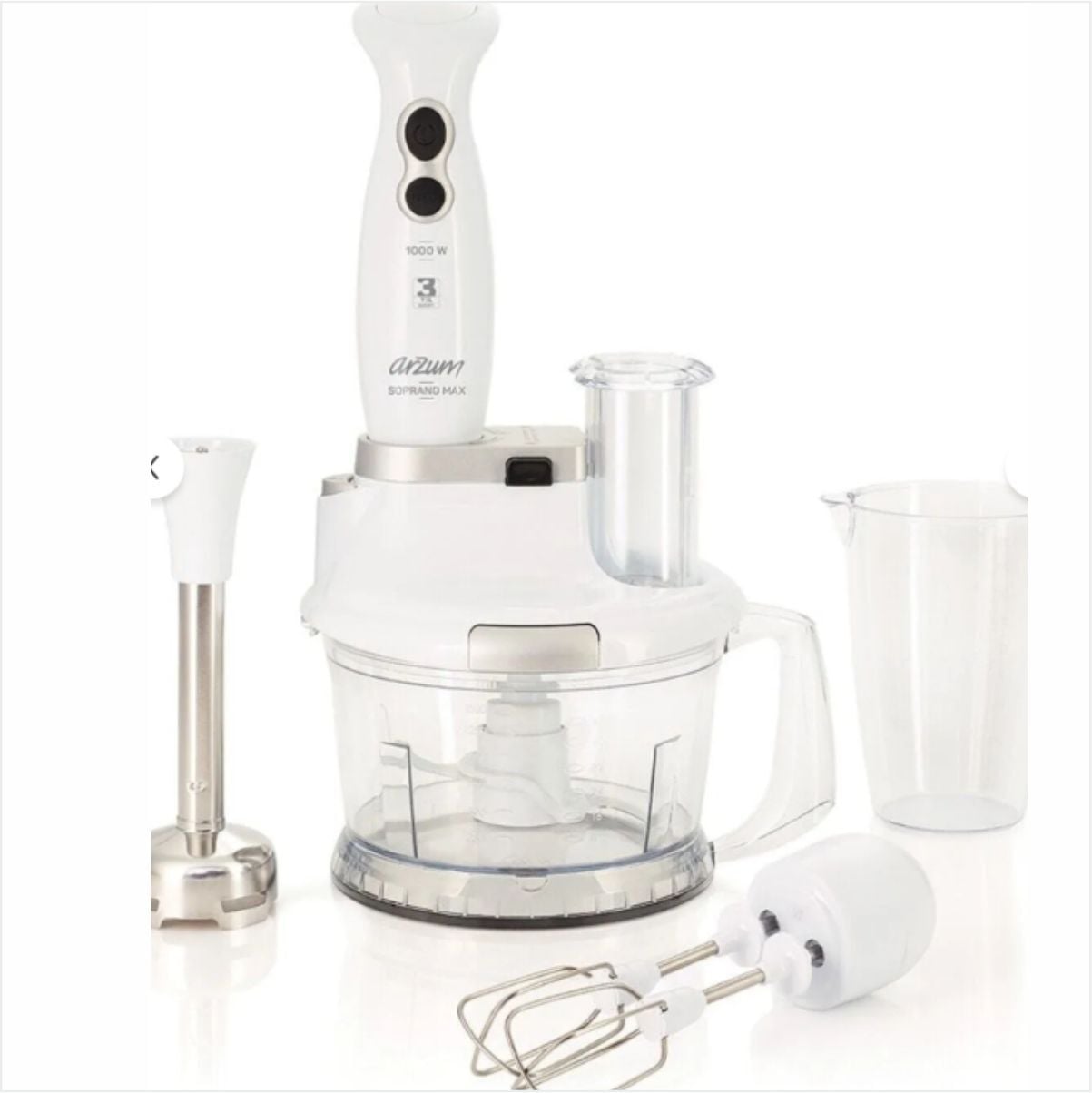 Arzum AR1004 Soprano Max Multi Blender Seti - Beyaz