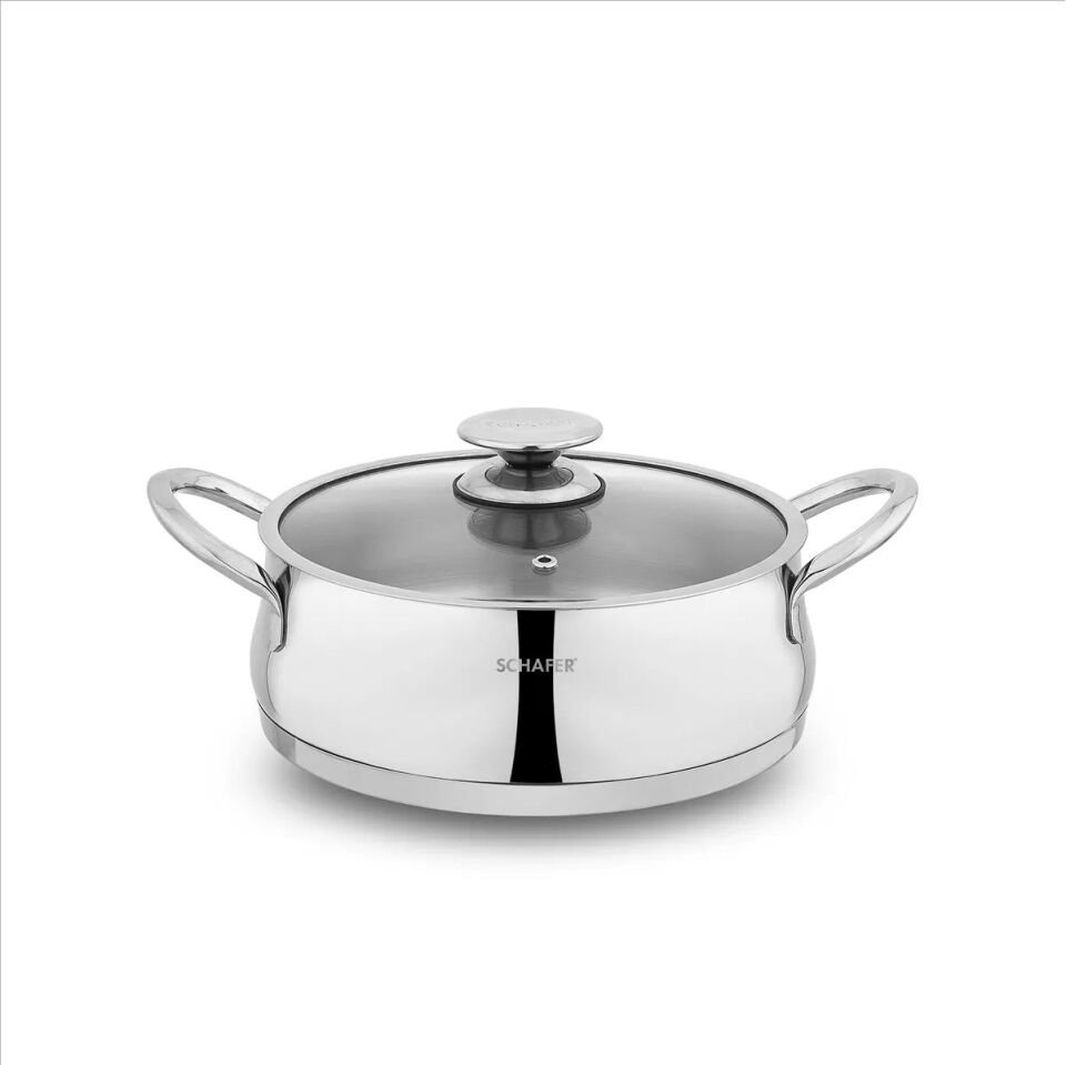 Schafer Caldron Çelik Çeyiz Seti 18 Parça-Inox