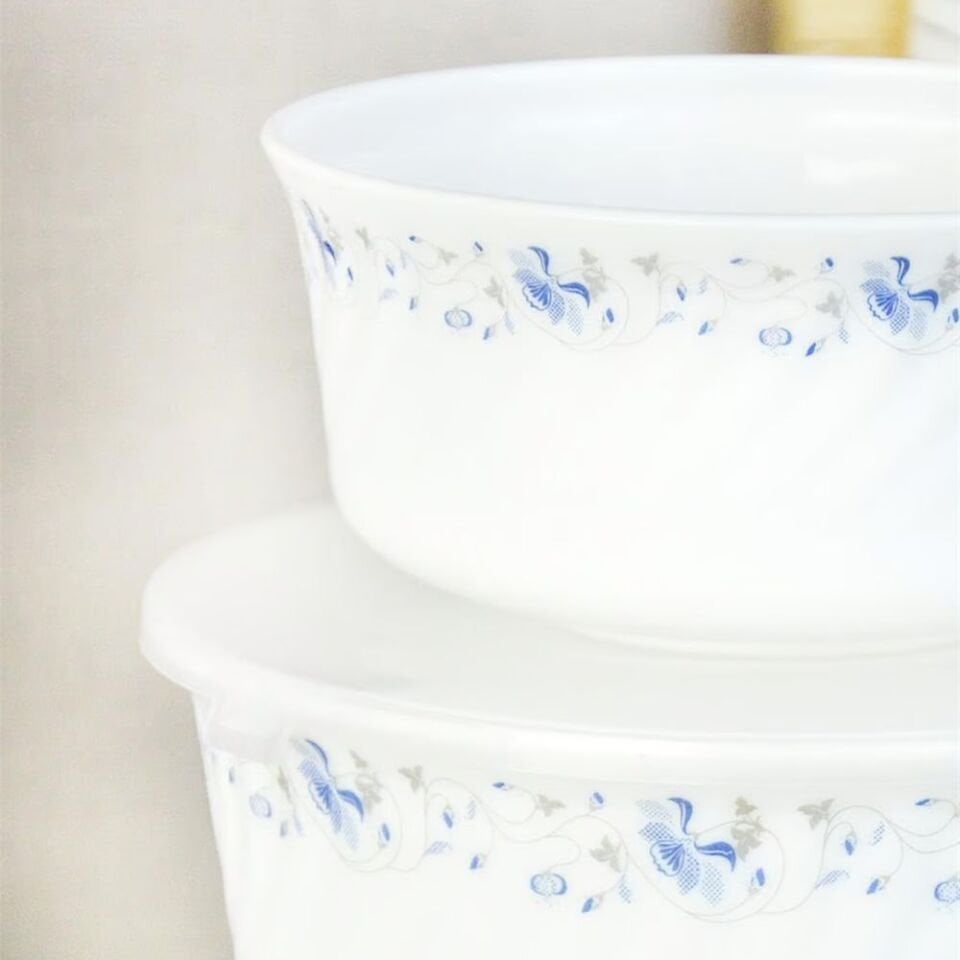 Şener Cam-401145 Paçi-Opal 3Lü Plastik Kapaklı Saklama