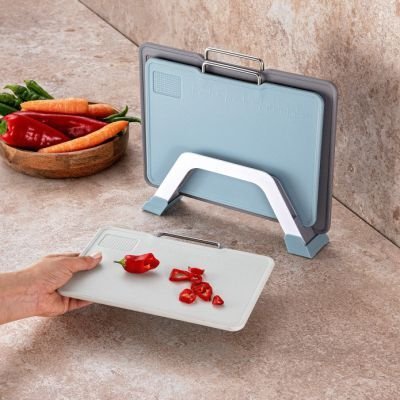 Emsan Logocıty 3 Lü Kesme Tahtası Mavi