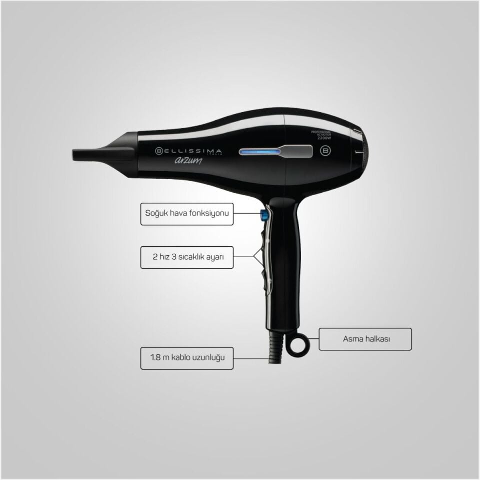 Arzum AR5004 Bellissima Profesyonel Saç Kurutma Makinesi