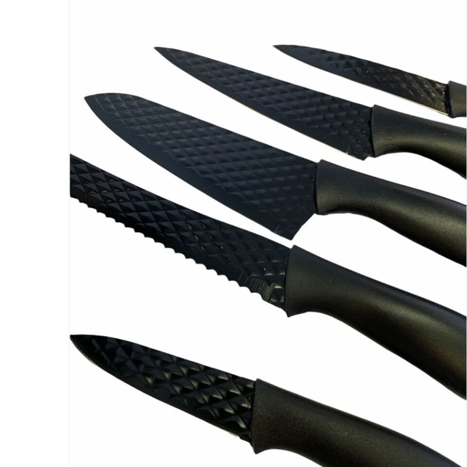 Arow Dc.Tr-3493 Siyah Dıamond 6 Lı Bıçak