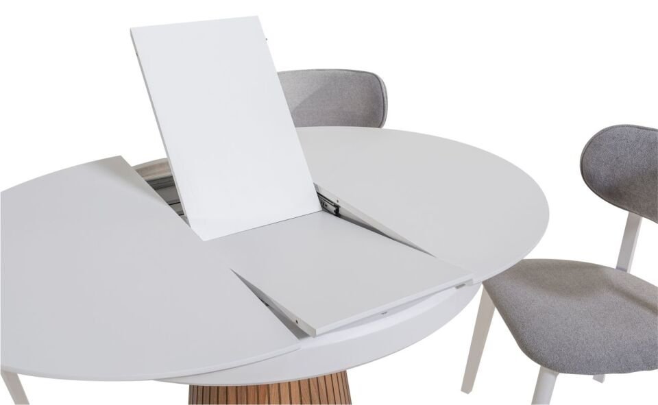 Azemo Stella Masa Beyaz Kasa Beyaz Ayak