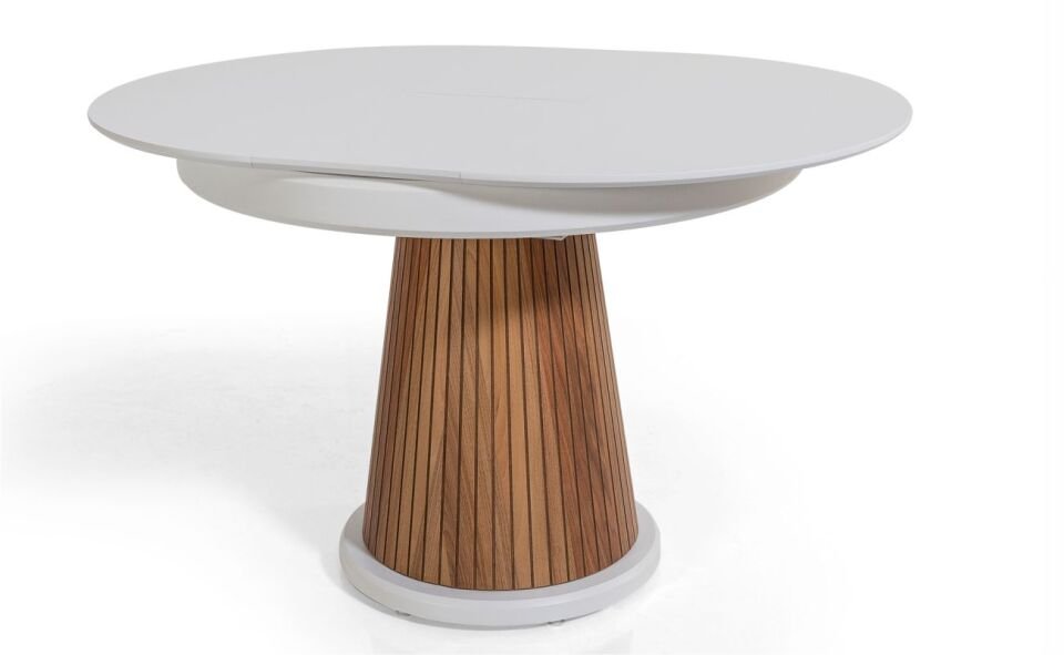 Azemo Stella Masa Beyaz Kasa Beyaz Ayak