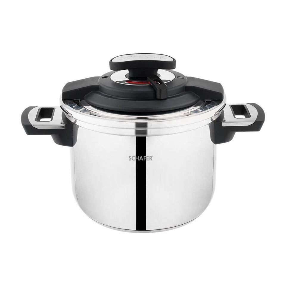 Schafer In-Safe 2 Li Düdüklü Tencere Seti 4 Parça Siyah