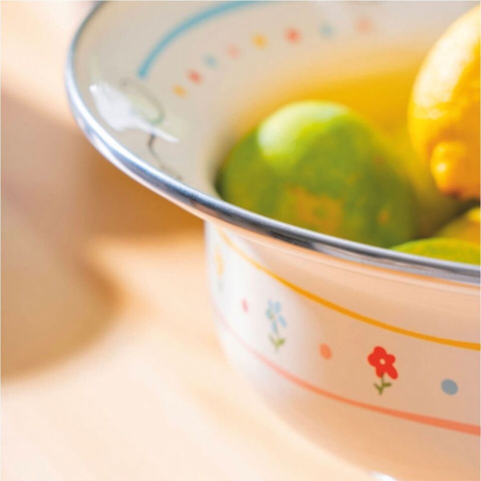 ACAR XAP-07711/6 MADE WITH LOVE EMAYE BÜYÜK MEYVELİK (AYAKLI)