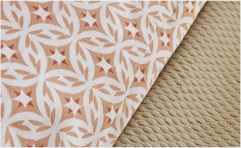 Karaca Home Afzelia Çift Kişilik Percale Nevresim Pike Hediyeli Takım Pudra