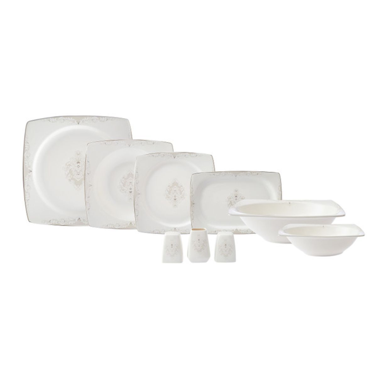 Karaca Branco New Bone 57 Parça 12 Kişilik Yemek Takımı