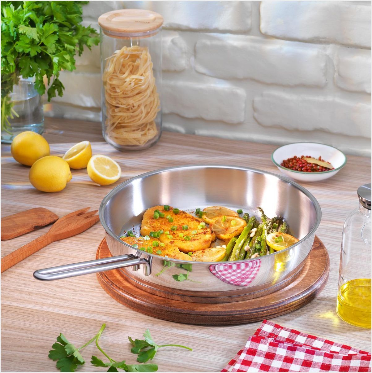 SCHAFER HELD ÇELİK TAVA 28 CM 1 PARÇA-INOX