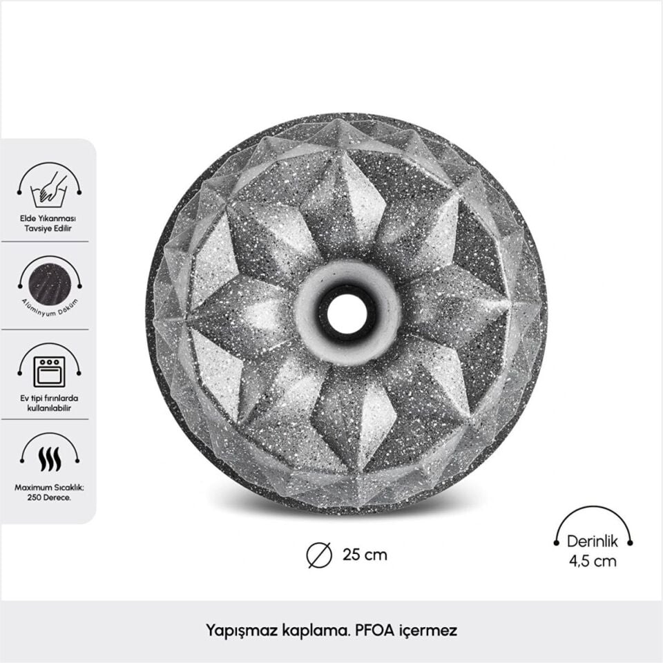 KARACA LUMOS DÜKÜM KEK KALIBI ANTRASİT
