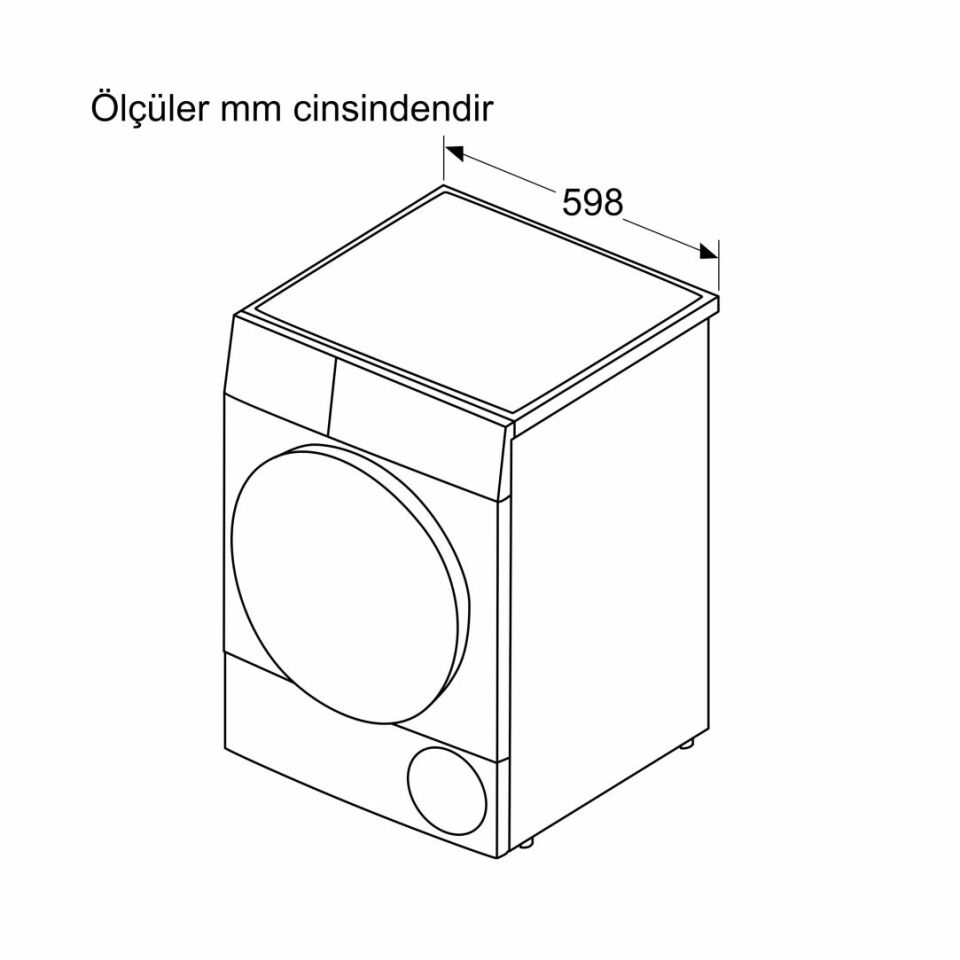 Profilo KM9610CTR 9 kg Çamaşır Kurutma Makinesi