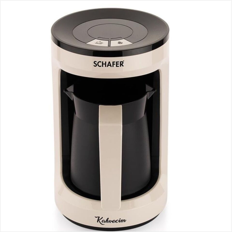 Schafer Kahvecim Otomatik Türk Kahve Makinesi-Krem 01P
