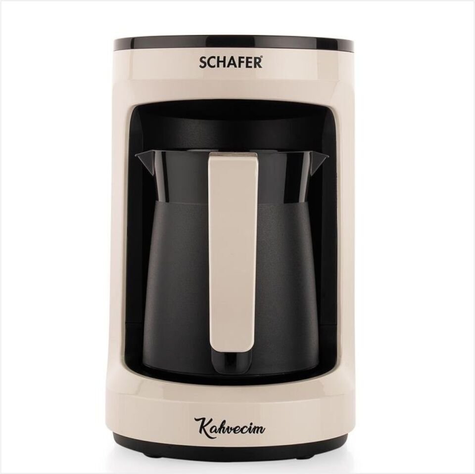 Schafer Kahvecim Otomatik Türk Kahve Makinesi-Krem 01P