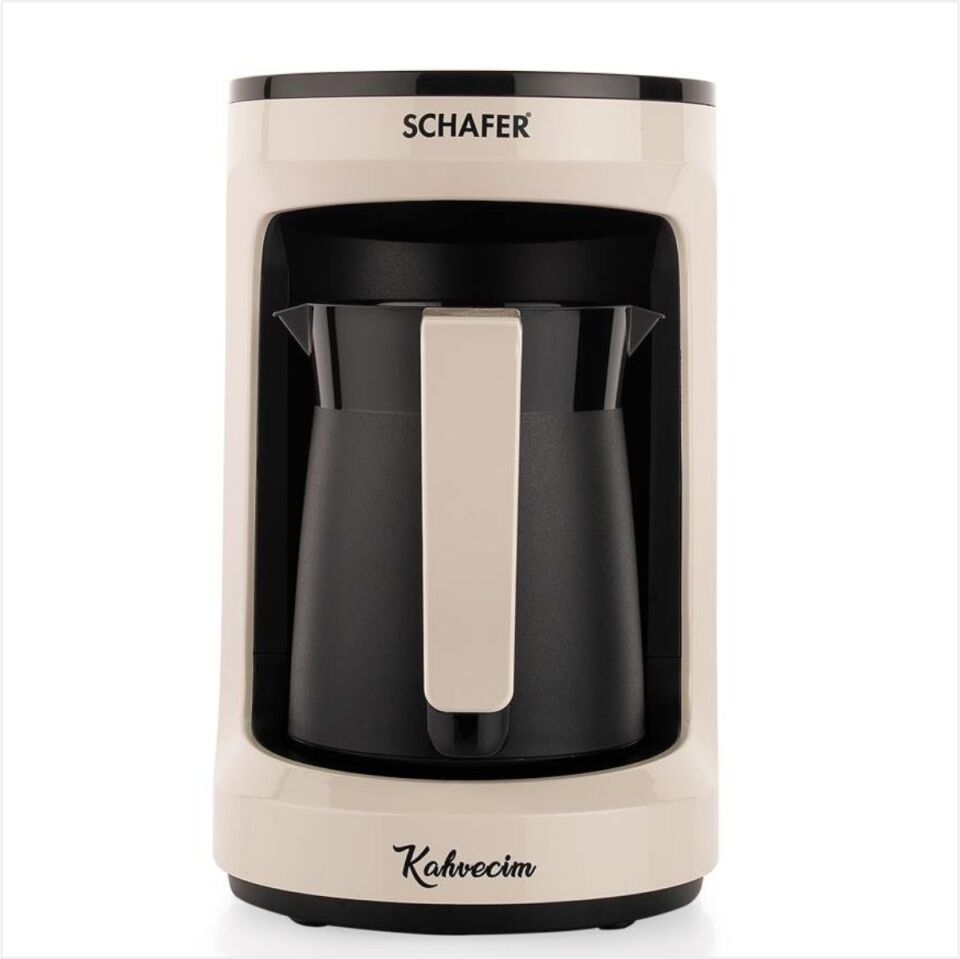 Schafer Kahvecim Otomatik Türk Kahve Makinesi-Krem 01P