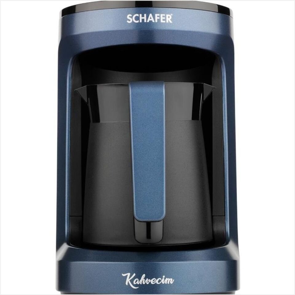 Schafer Kahvecim Otomatik Türk Kahve Makinesi-Mavi 01P