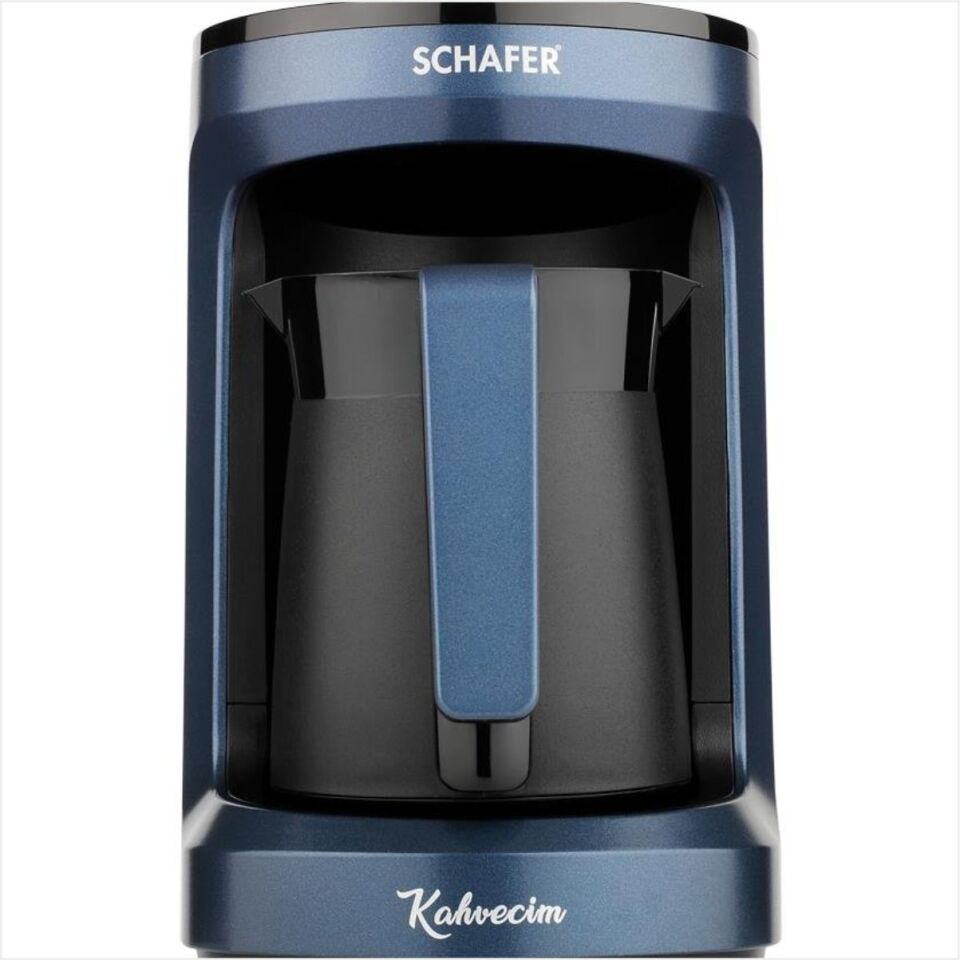 Schafer Kahvecim Otomatik Türk Kahve Makinesi-Mavi 01P