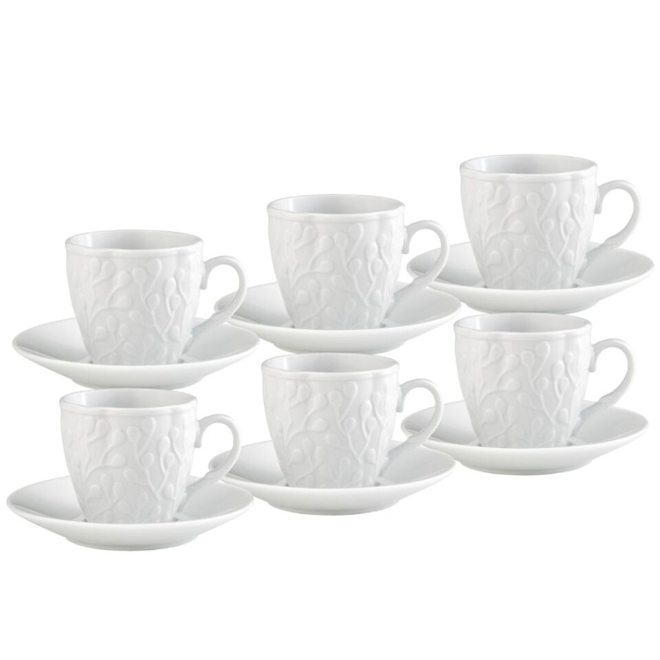 Emsan İstinye 6 Kişilik Kahve Fincan Takımı 90 ml