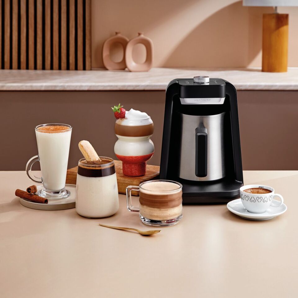 Arzum OK0020 - OKKA Rich Spin Pro Türk Kahvesi Makinesi - Krom