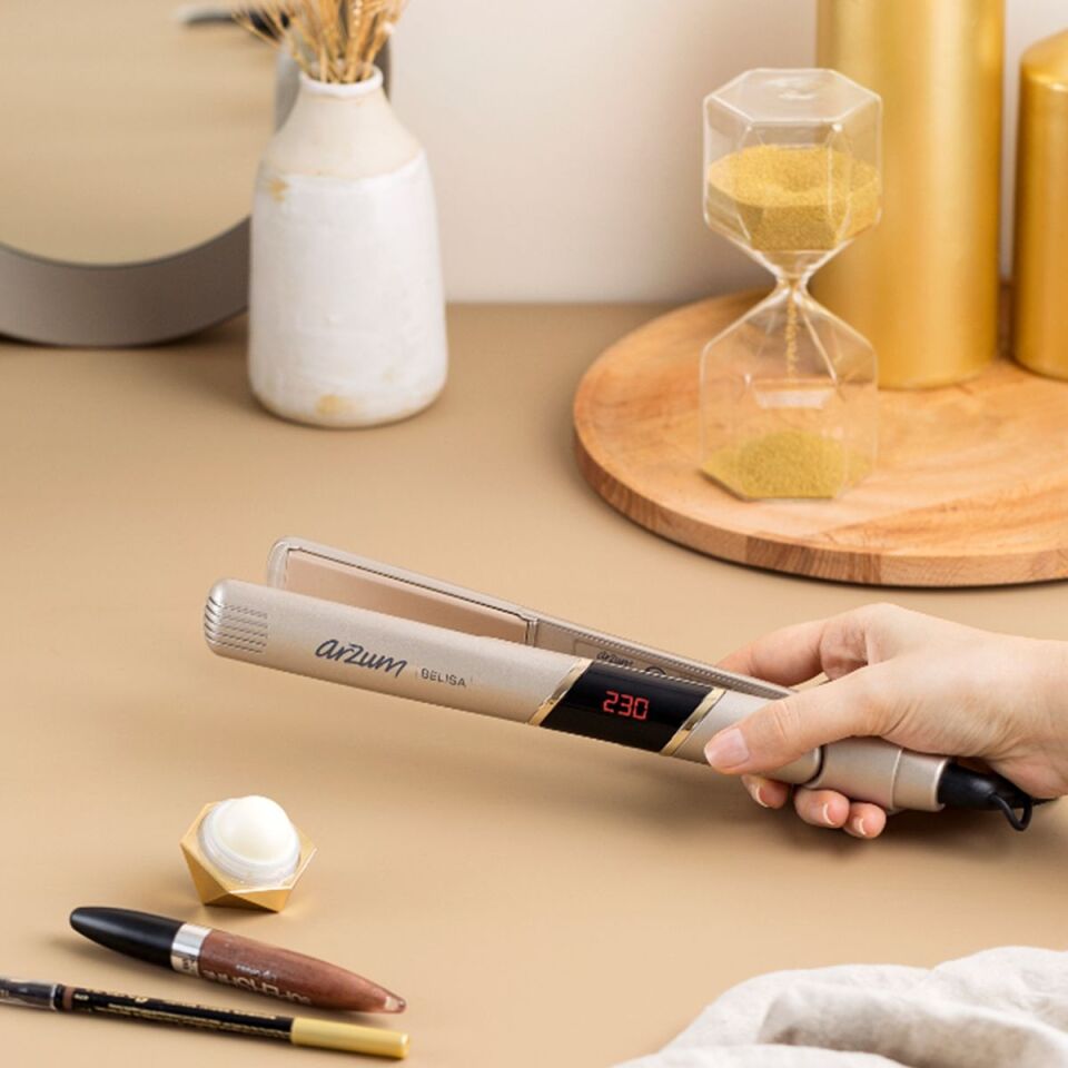 Arzum AR5024 Belisa Saç Düzleştirici - Kum Beji