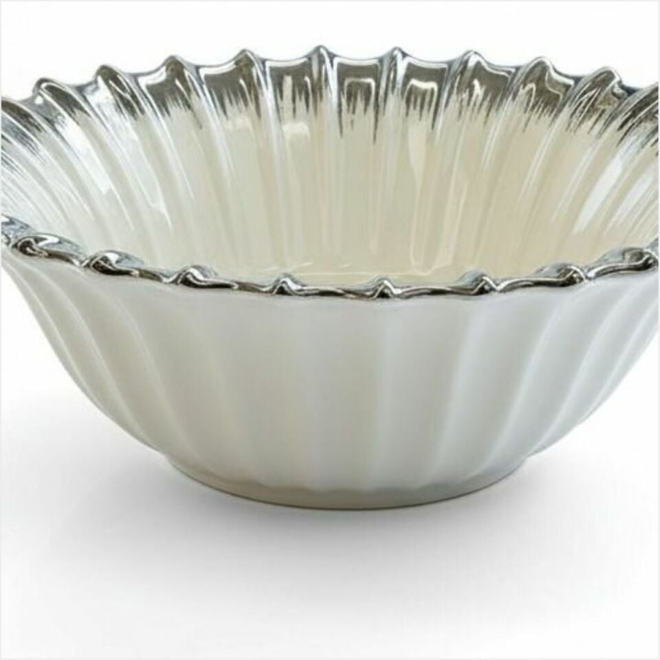 REKABET GBS 014 LINE SILVER YUVARLAK SALATA KASE 26 CM