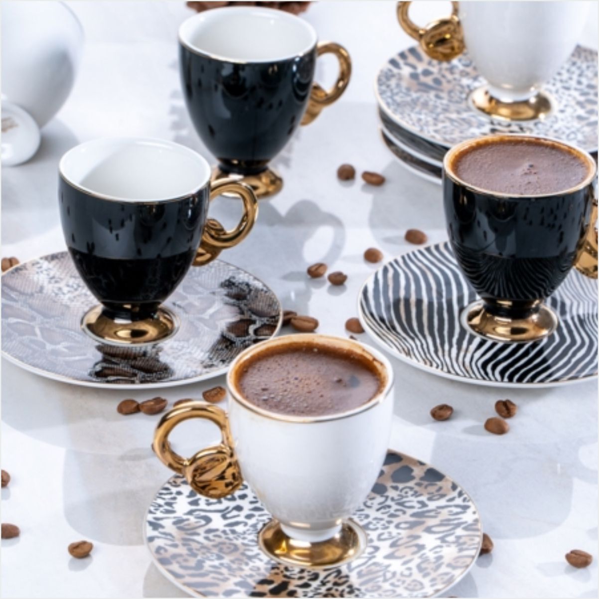 Acar Elysion 6lı Kahve Fincan Takımı