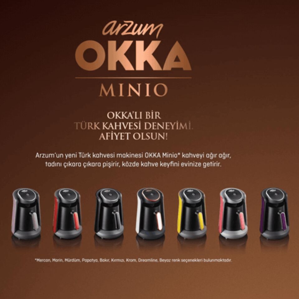 Arzum OK004-N OKKA Minio Türk Kahvesi Makinesi - Nar