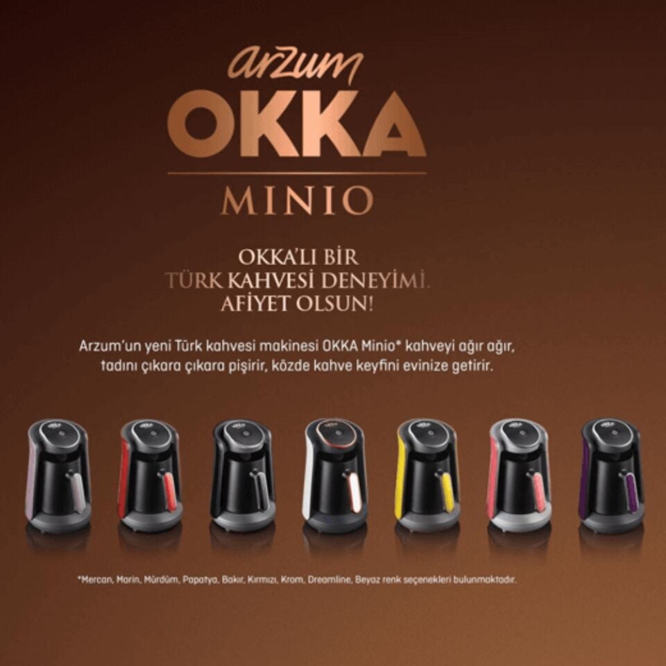 Arzum OK004-N OKKA Minio Türk Kahvesi Makinesi - Nar