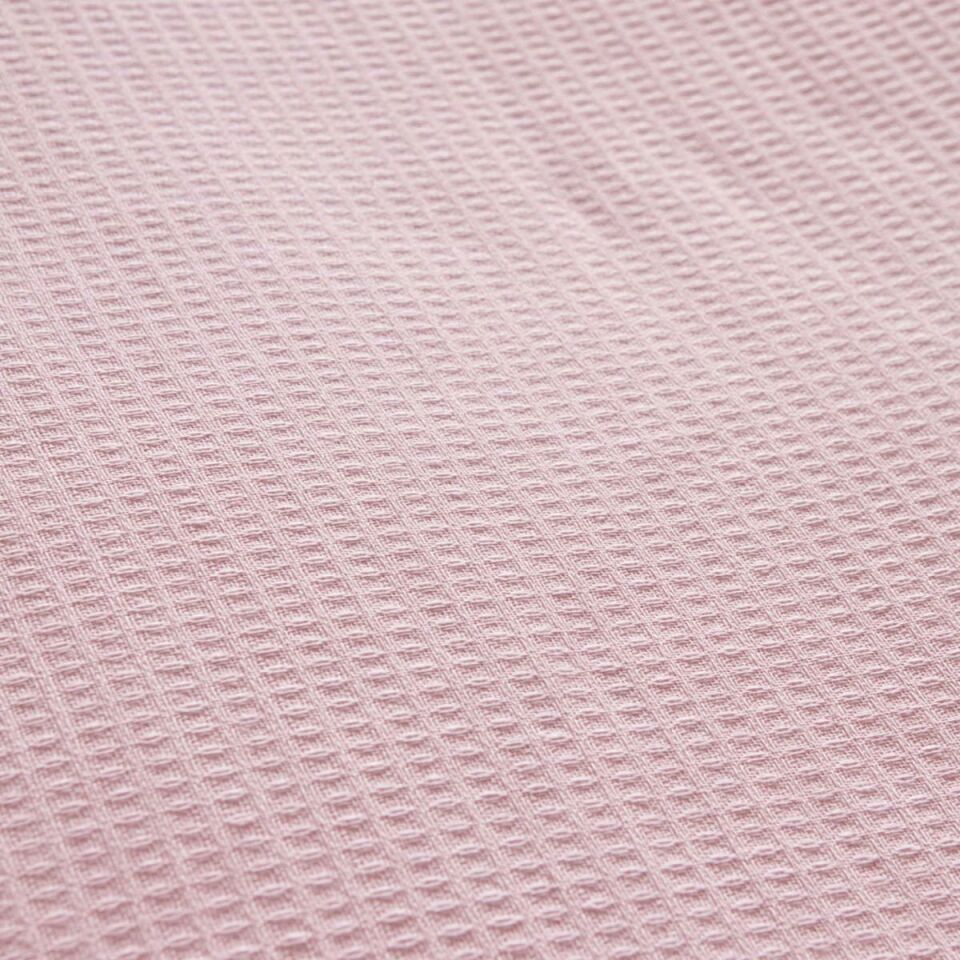 Karaca Lıdya Pudra %100 Pamuk Çıft Kişilik Pıke Takımı