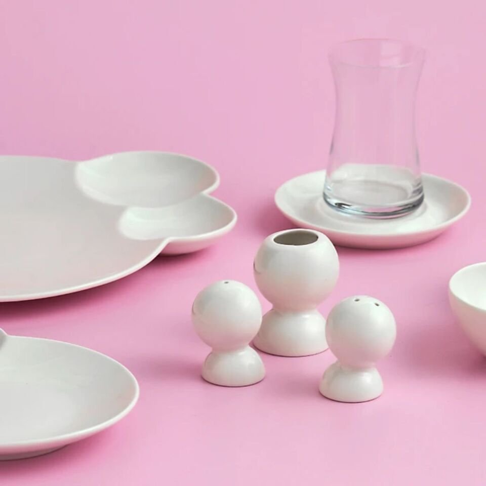 Karaca Stream Bone Blow 26 Parça 6 Kişilik Kahvaltı Takımı