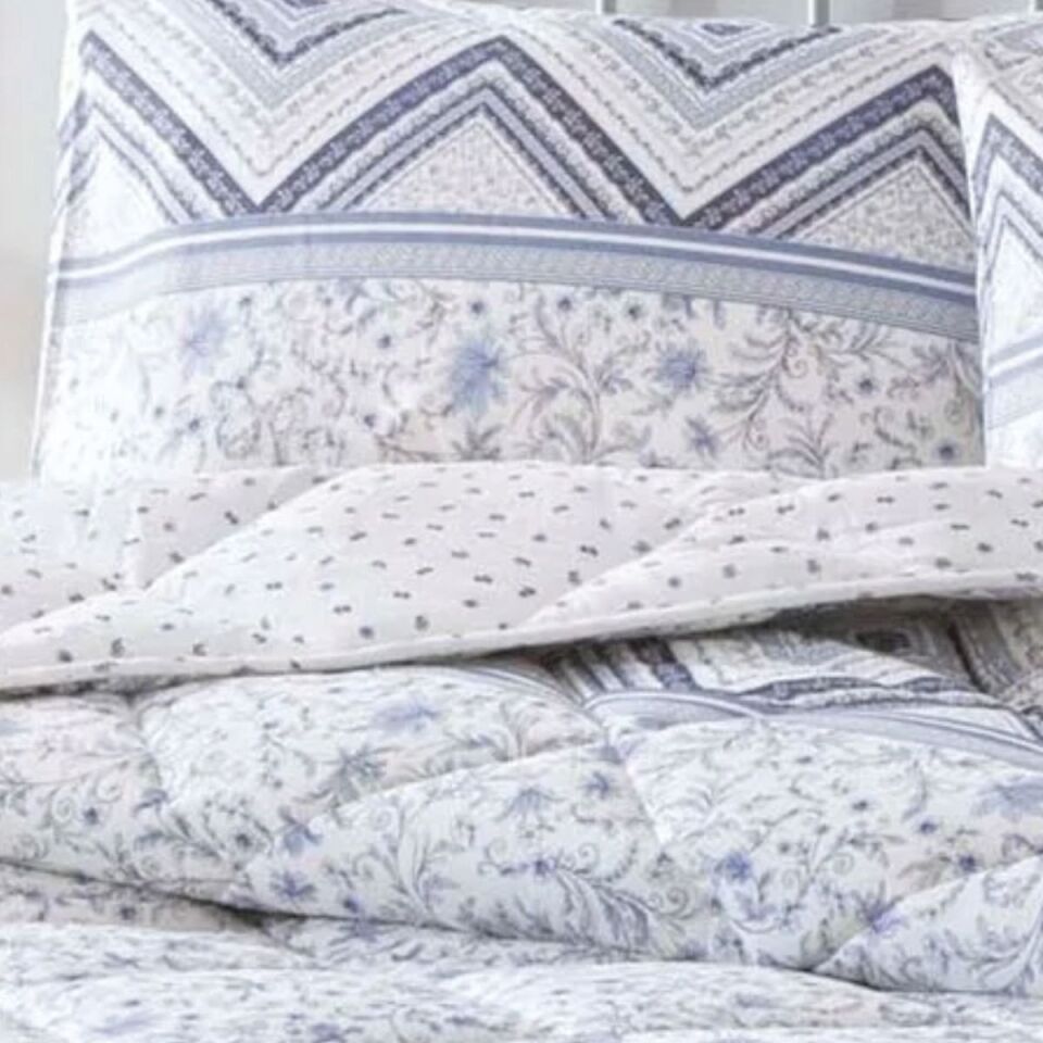 Tac Siena Ranforce Çift Kişilik Yorgan Set Lacivert