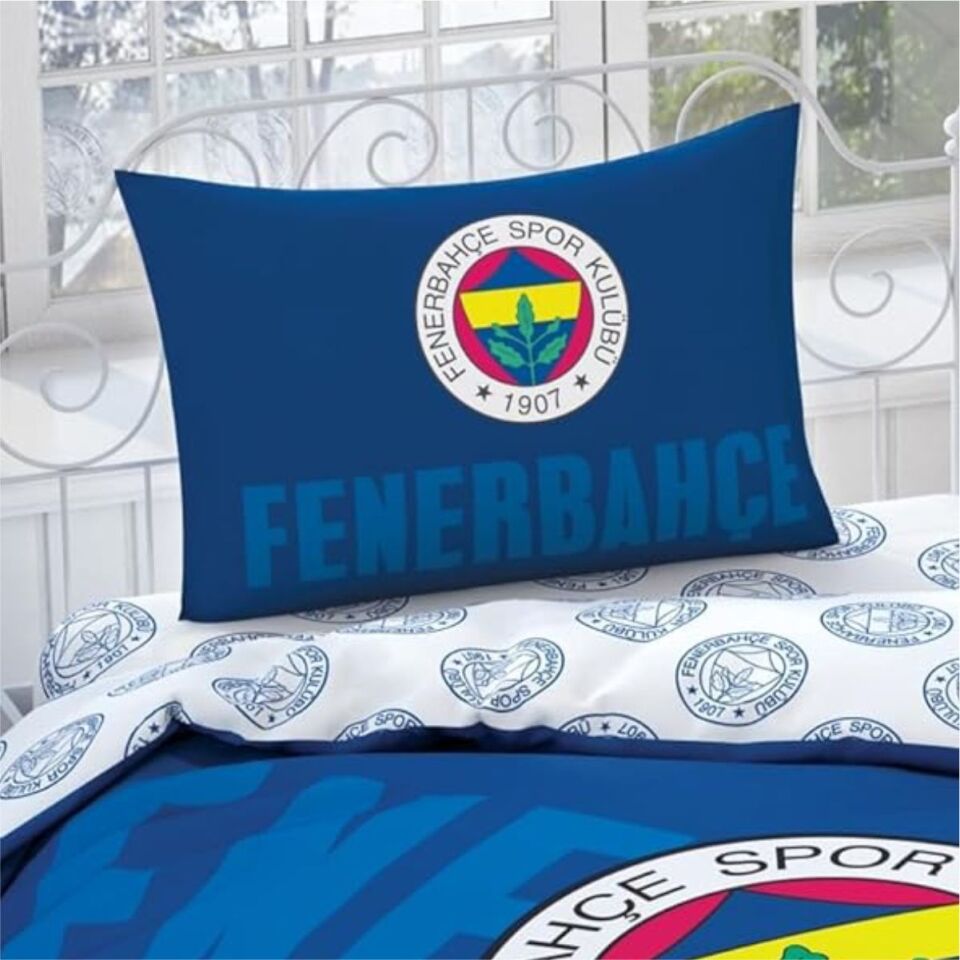 Taç Lisanslı Brf Nevresim Takımı Fenerbahçe Lacivert Logo