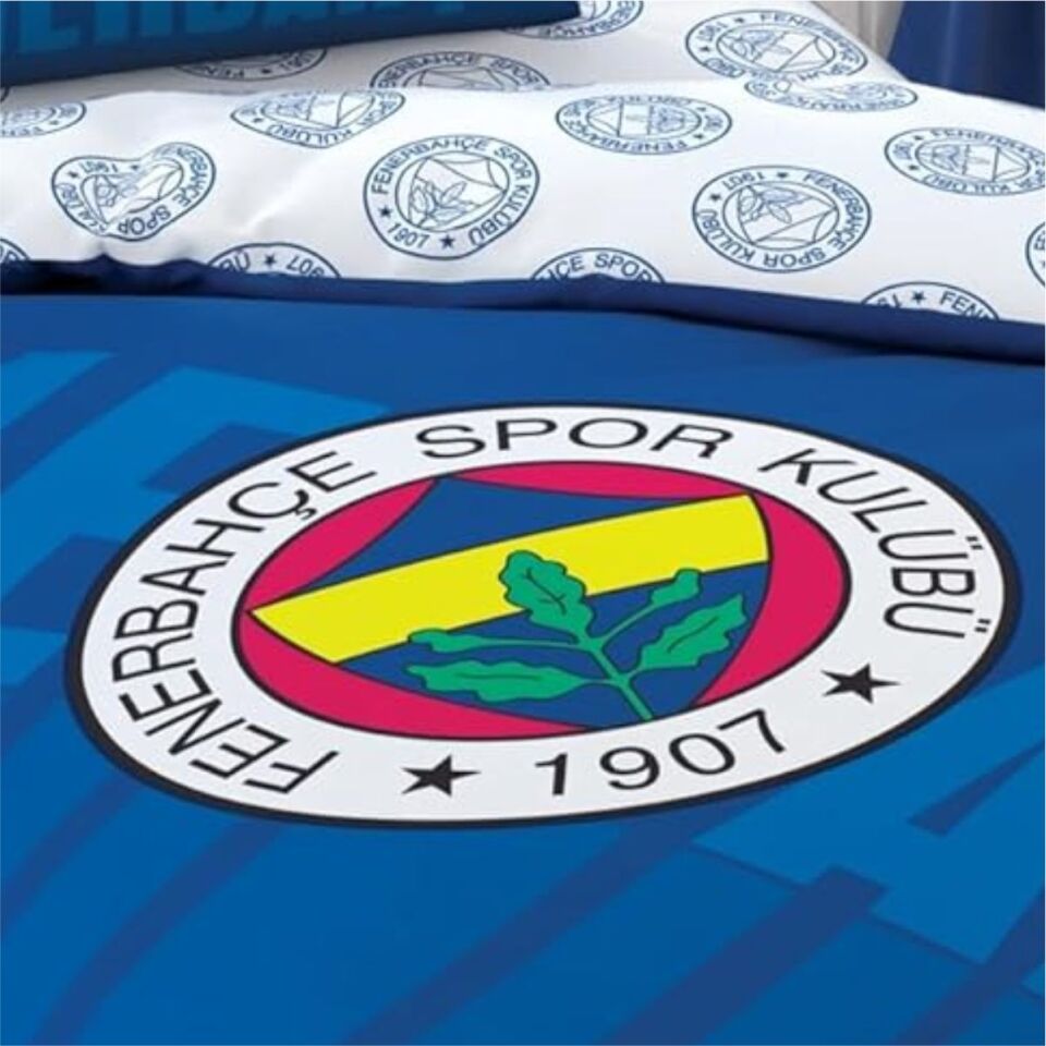 Taç Lisanslı Brf Nevresim Takımı Fenerbahçe Lacivert Logo